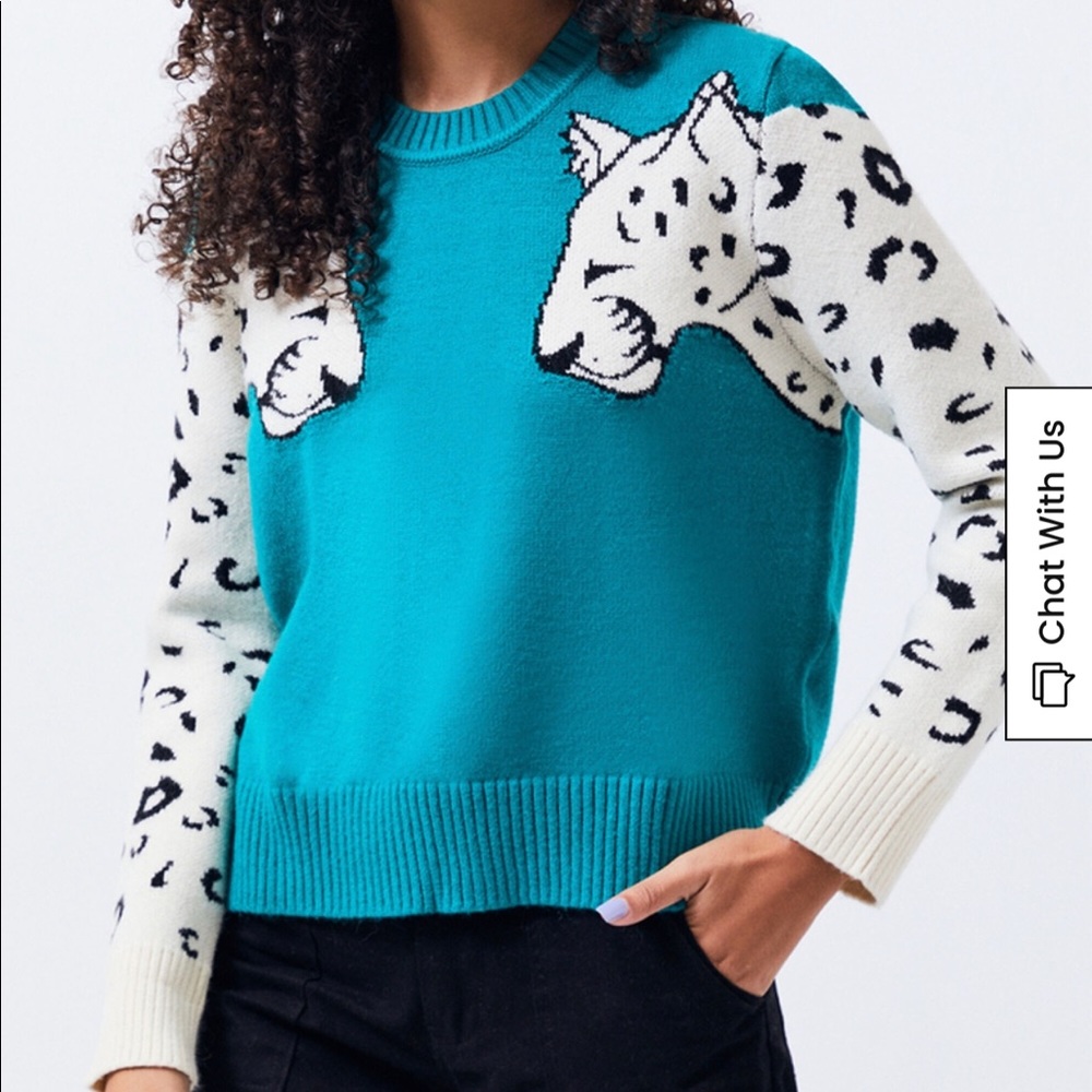Minkpink Snow Leopard Sweater